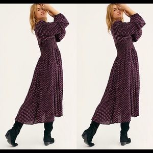 Free People Indigo Child Midi dress